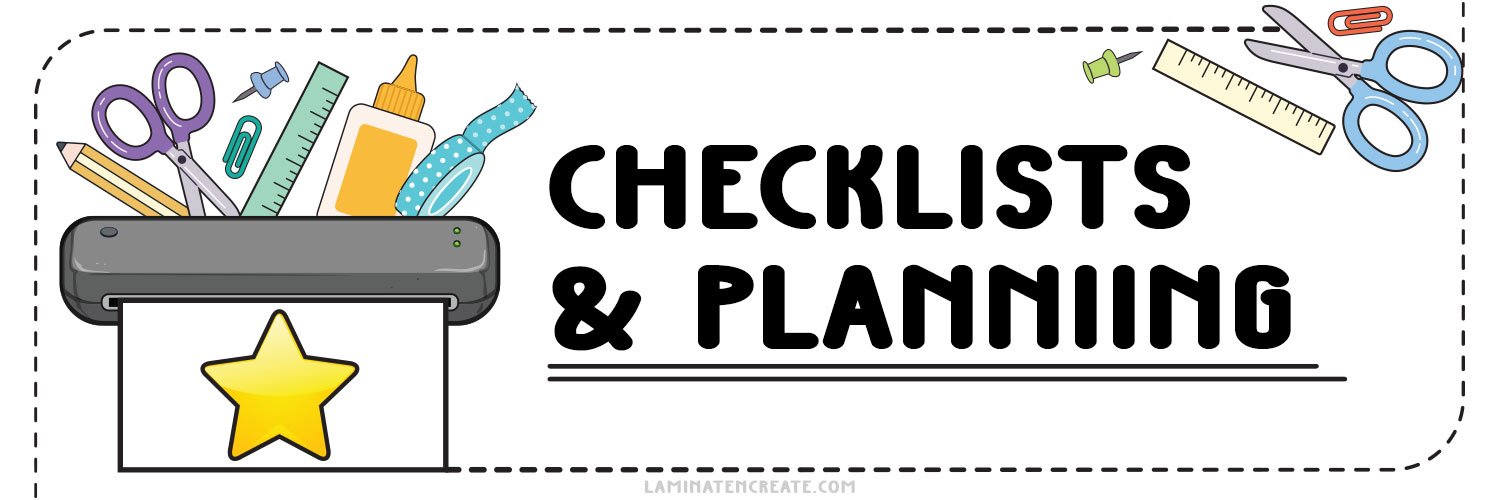 Laminate n Create Checklists and Planning Free Downloads