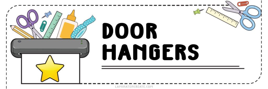 Laminate n Create Door Hangers