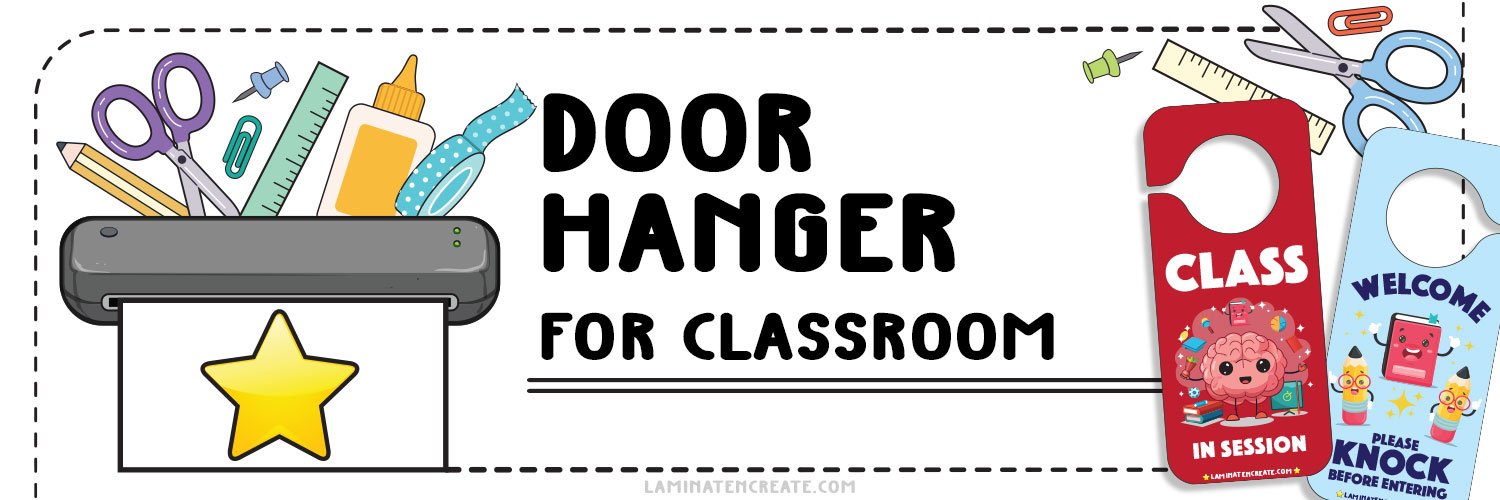 Laminate n Create Door Hanger Class in Session Free Download
